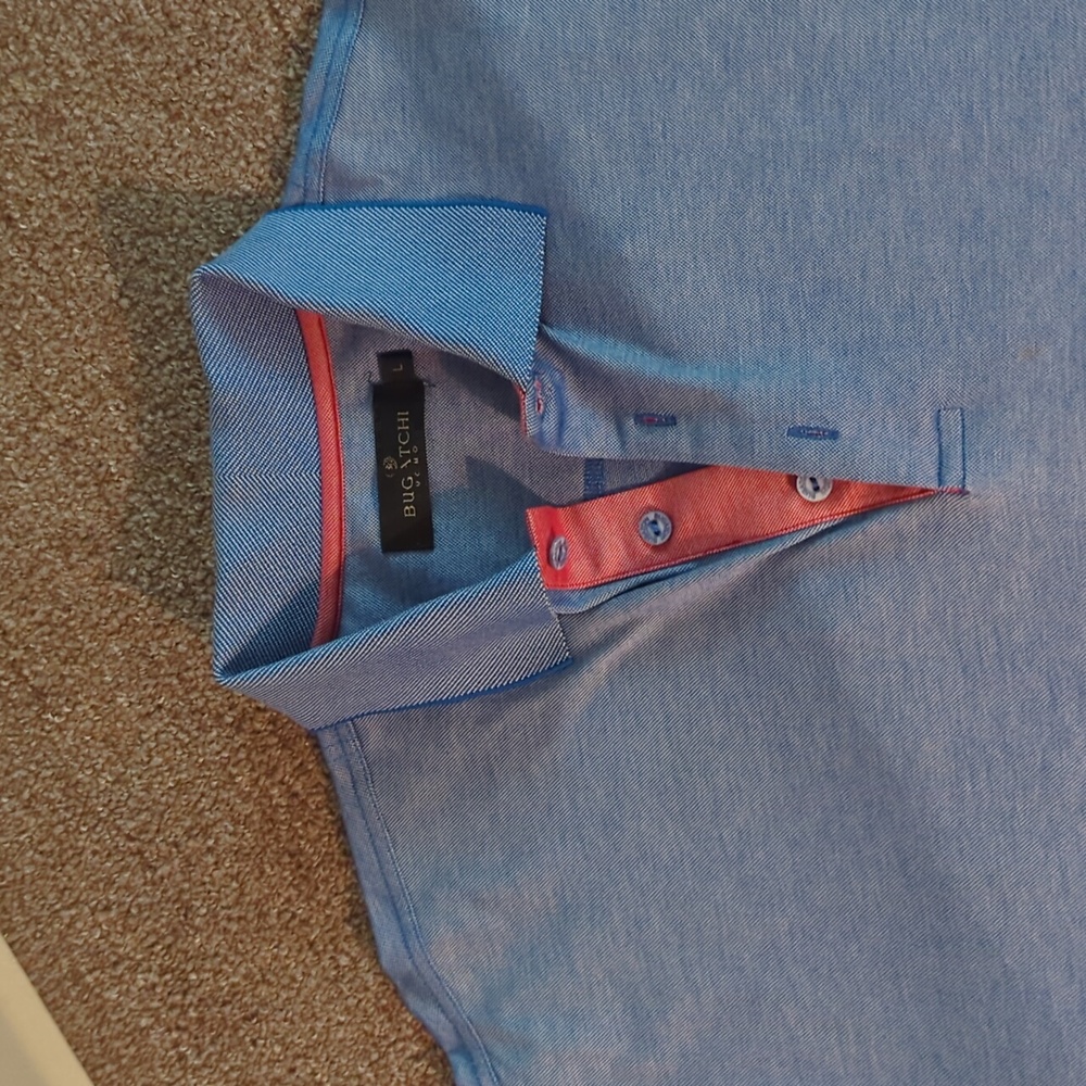 Men's BUGATCHI SS Polo - Picture 2 of 6